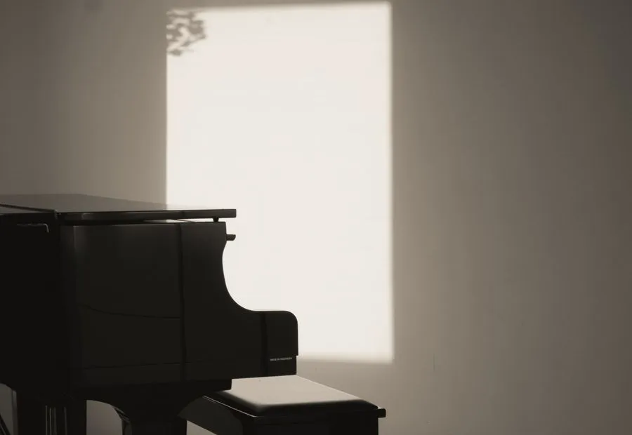 Đàn piano cơ upright trong phòng khách hiện đại