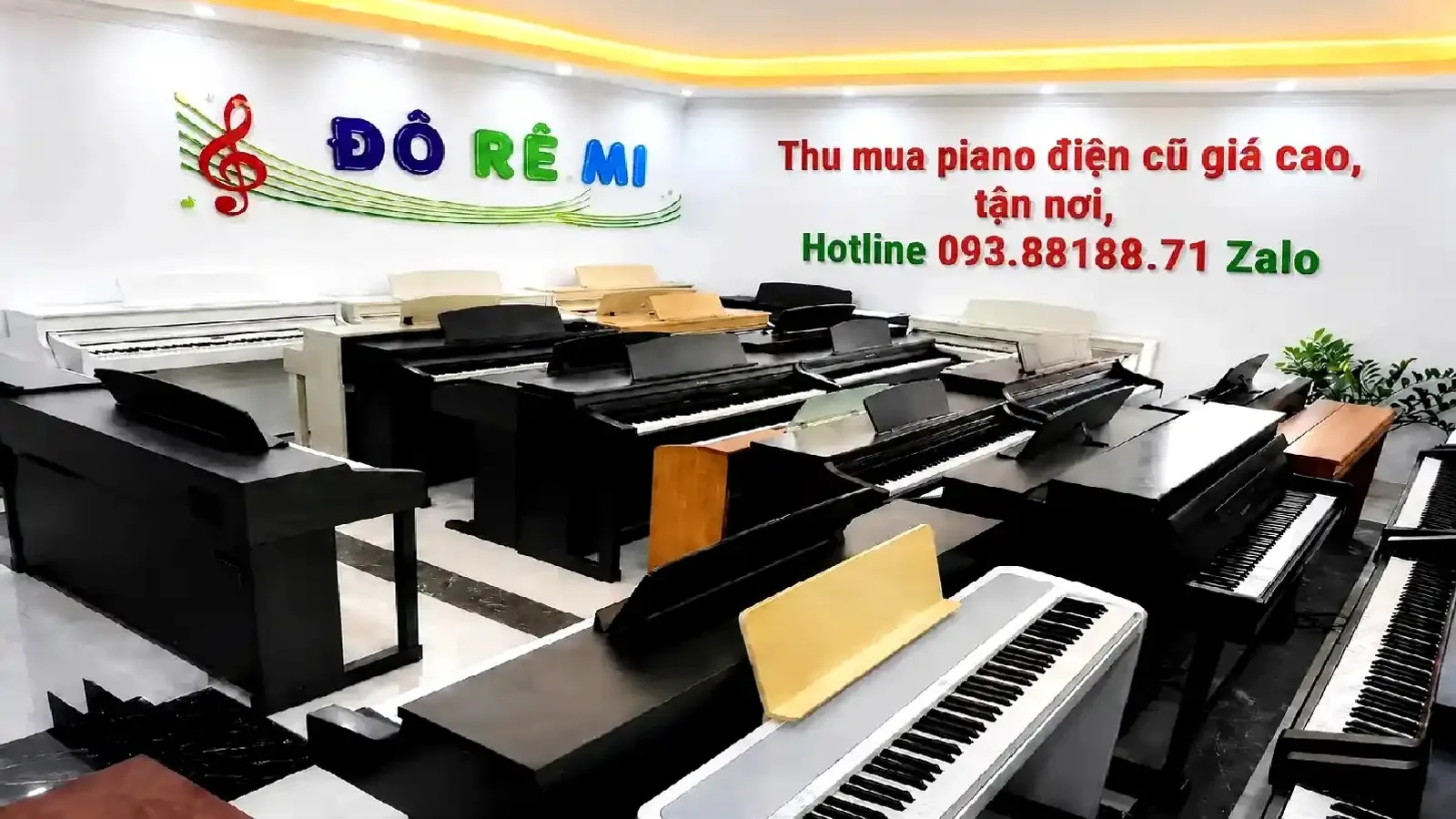 Nhân viên Đô Rê Mi 2000 thu mua piano điện cũ tại nhà